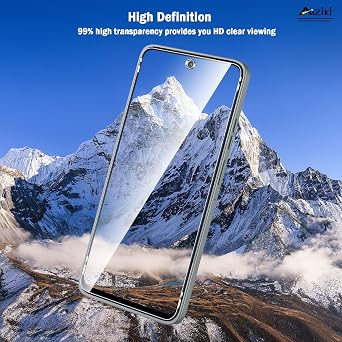 Aiziki Glass Screen Protector For Motorola Moto G56/G57/G67 Tempered Glass Film, Impact-Protection, Anti-Shatter, Anti-Scratch, HD Clear, Bubble Free, [2 Pack] Screen Protectors Moto G56/G57/G67