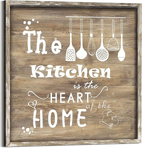 Miniatura 23 de Decoración de pared de cocina, imagen de vino: letrero rústico de copas de vino, decoración con impresión de madera, comedor, cocina, bar, cita Vino