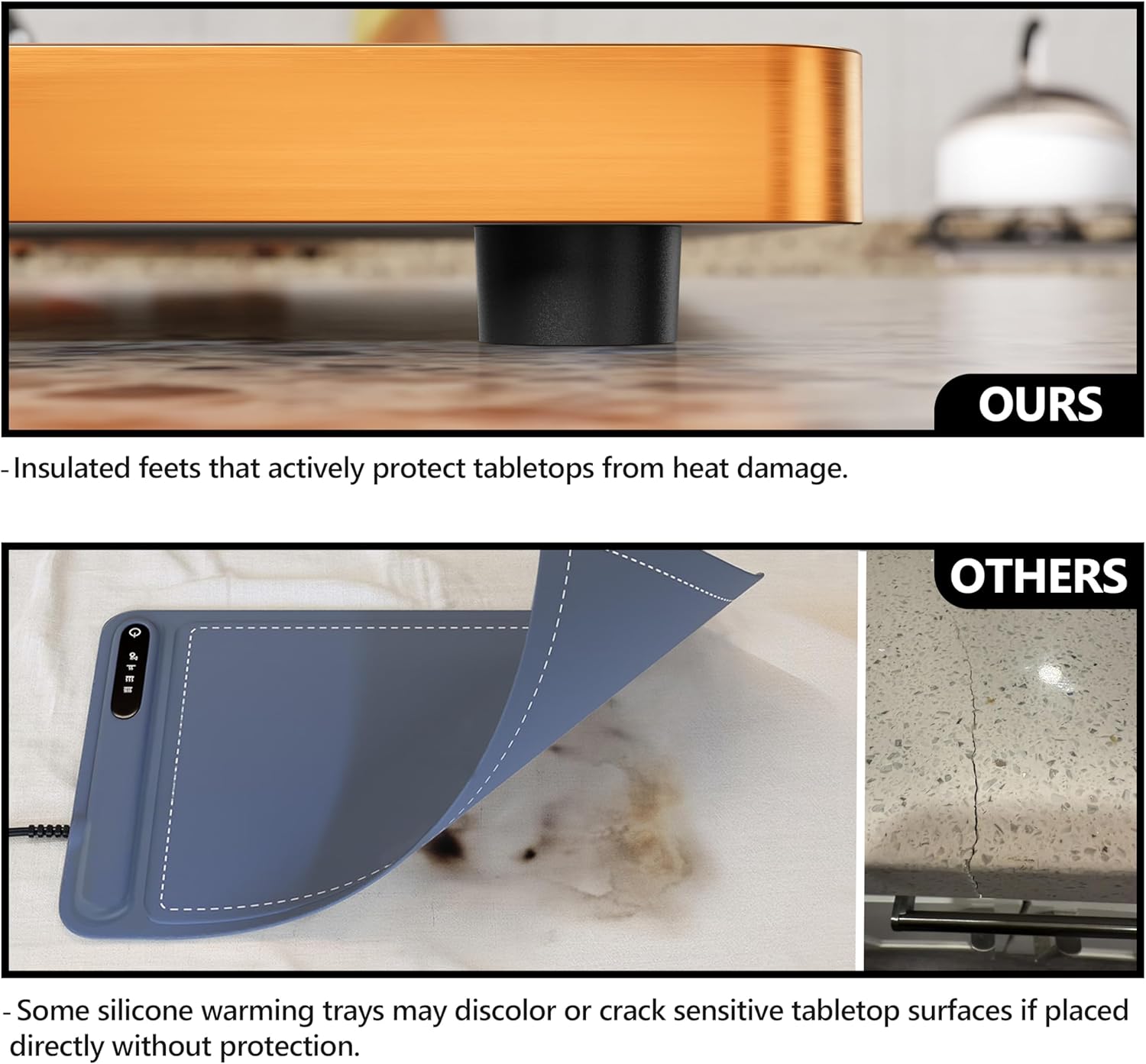 Food Warming Tray for Parties Buffet, 40x14 Extra Large Long Glass Top Electric Warmer Mat with 9 Temp Settings and Timer, Buffet Servers and Warmers, Food Heater Hot Plate for Catering Gathering