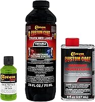 Vista 67 de Custom - Revestimiento protector de 1.5 galones (6 cuartos), para caja de camión,para rodillo, brocha o rociador con kit de aplicador de pincel