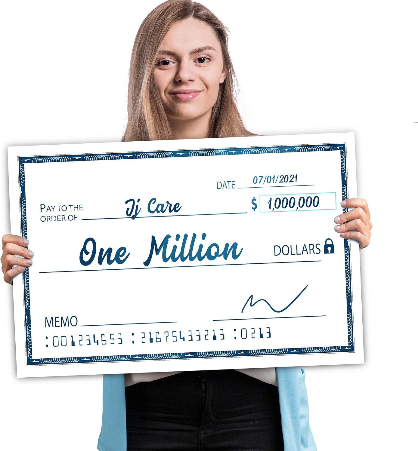 [UPGRADED] Dry Erase 16" x 24" Oversize Giant Check (Pack