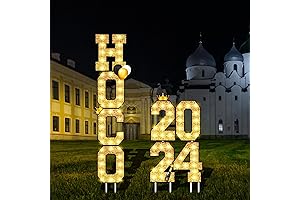 4 Pcs HOCO Decorations 2024: Sparkle Your Homecoming Festivities!