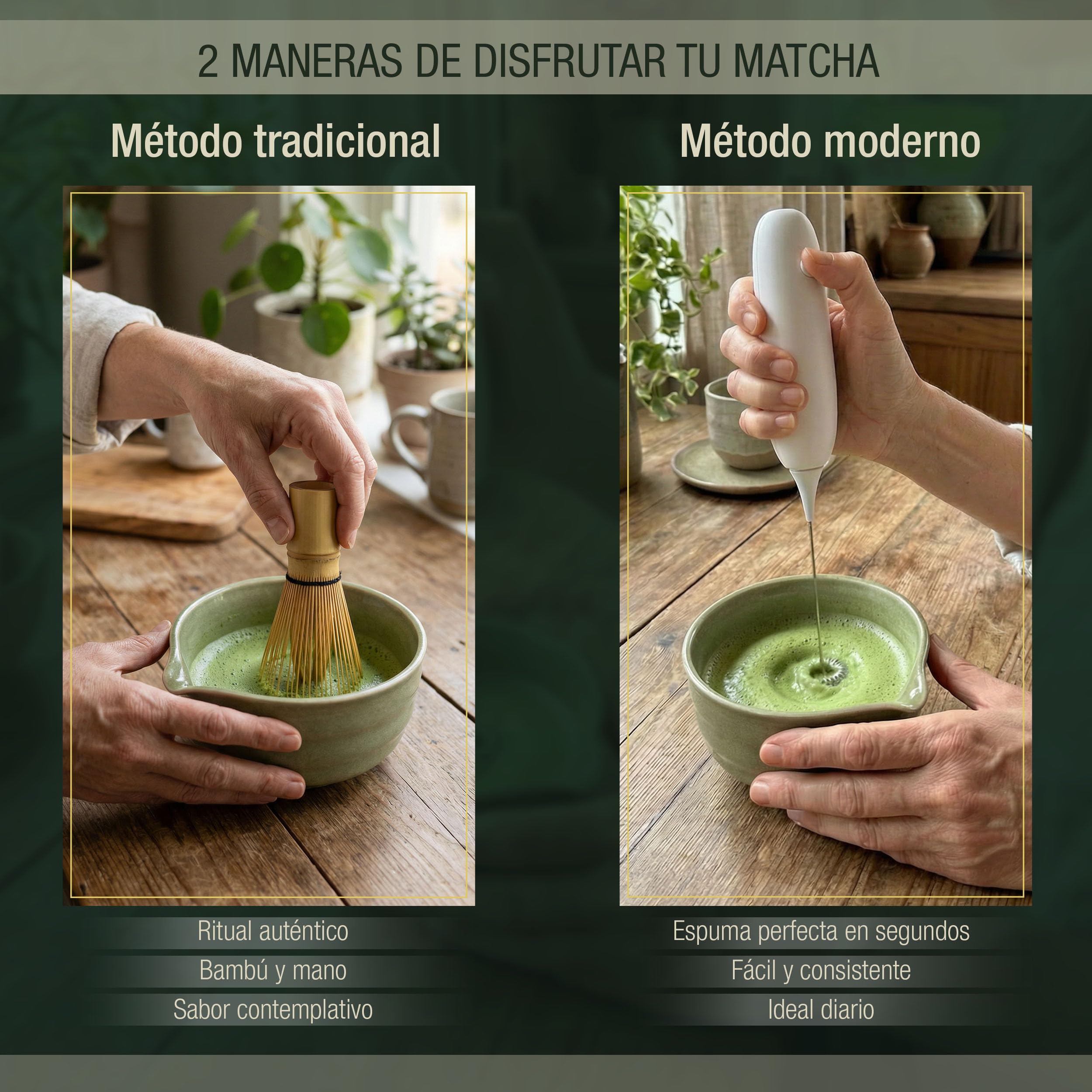 Kit Té Matcha de 11 Piezas con Batidor Eléctrico Espuma y Set Completo Accesorios Tradicionales Cuenco Ceramica Tamiz Bambú Preparacion Ritual Auténtico Iniciación Regalo Premium