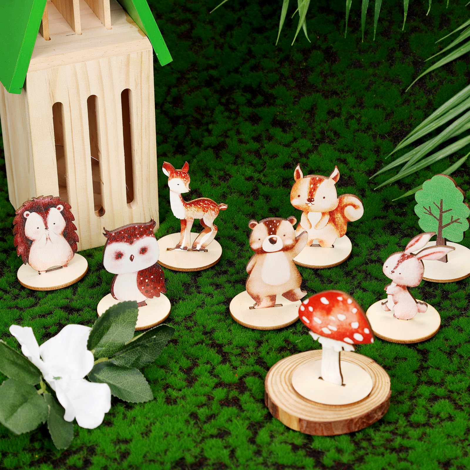 Decorazioni Fungo Nido D'Ape - Centrotavola 3D Per Feste A Tema Giungla