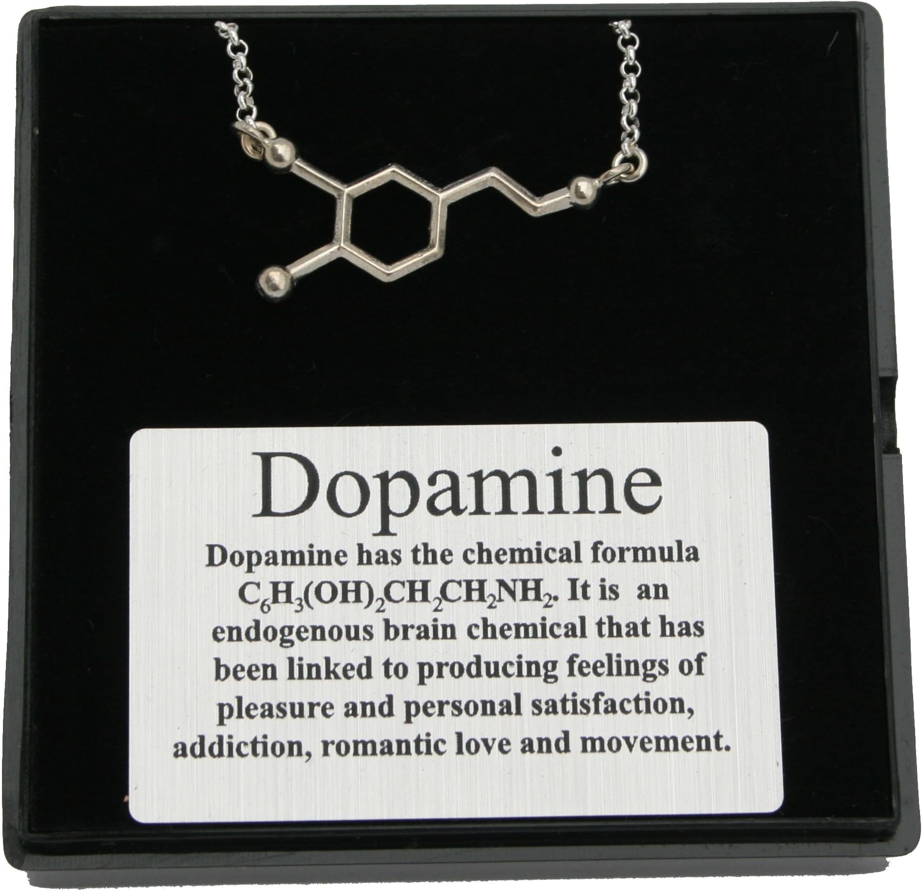 Sterling Silver Side Dopamine Necklace
