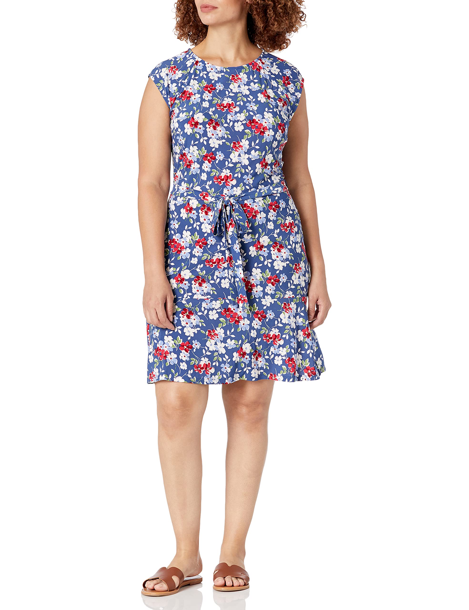 Chaps Womens Cap Sleeve Floral Fit And Flare Dress | Desertcart Seychelles