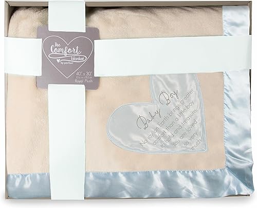 Miniatura 4 de Pavilion - Manta de felpa real con borde de seda azul, 30 x 40 pulgadas