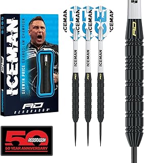 Professional Player Brass Darts Set with Flights and Shafts (Stems)