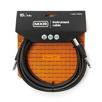 MXR Standard Instrument Cable 15 ft|4.6 m DCIS15