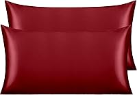 Vista 120 de NTBAY - Fundas de almohada de satén para cabello y piel, fundas de almohada sedosas de lujo con cierre de sobre.