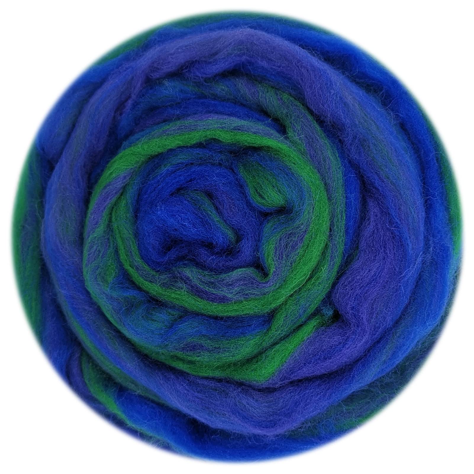 50G Blended Felting Wool - 24 Options for Needle Felting Kit - 19 Microns Fast to Felt (13)