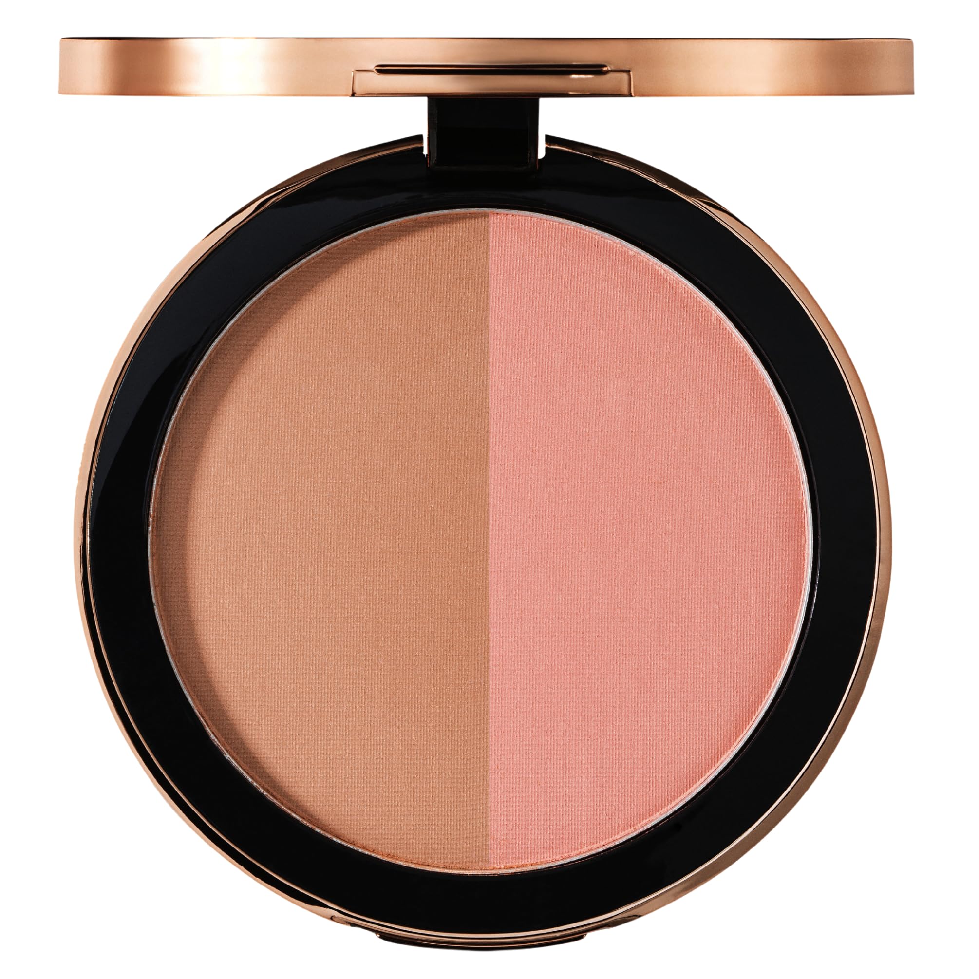 Magic Finish Satin Blush Dark Honey & Nude Flush (0.14 Oz) – Make-Up Powder Blush For A Fresh & Radiant Look With Hyaluronic Acid & Ultra-Fine Color Pigments For Fuller Looking Cheeks