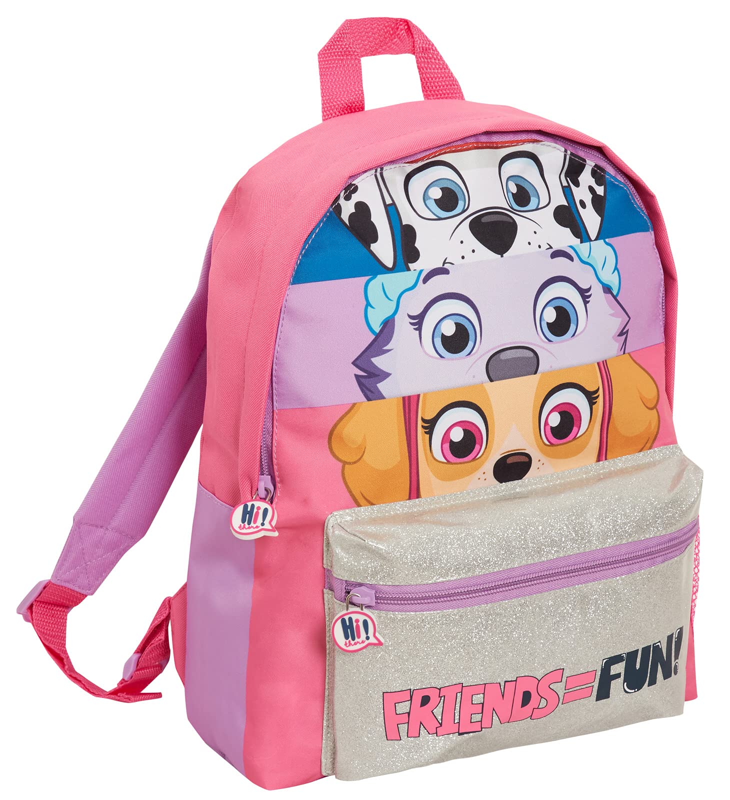 Paw Patrol Girls Pink Backpack Kids Skye Everest Pups Team Travel Rucksack Nursery Lunch Bag