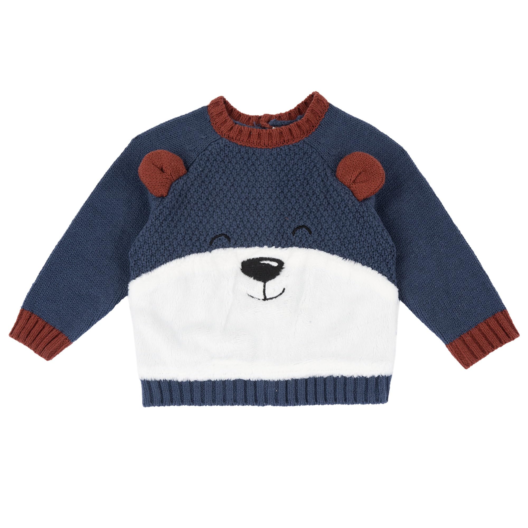 Chicco, Strickjacke für Neugeborene, Baumwolle, Wollmischung, mehrfarbig