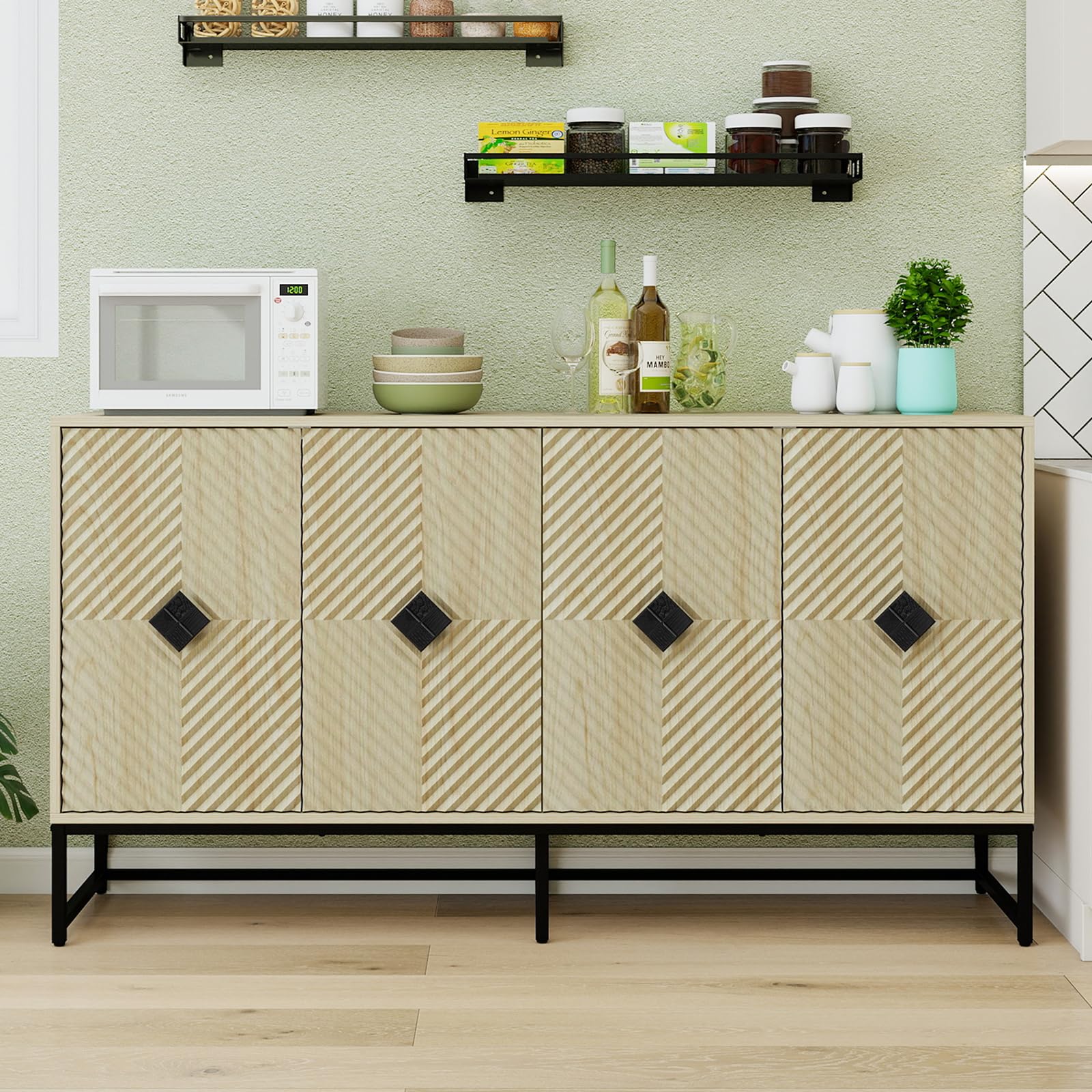 YHFEXYT Sideboard Buffet Credenza Storage