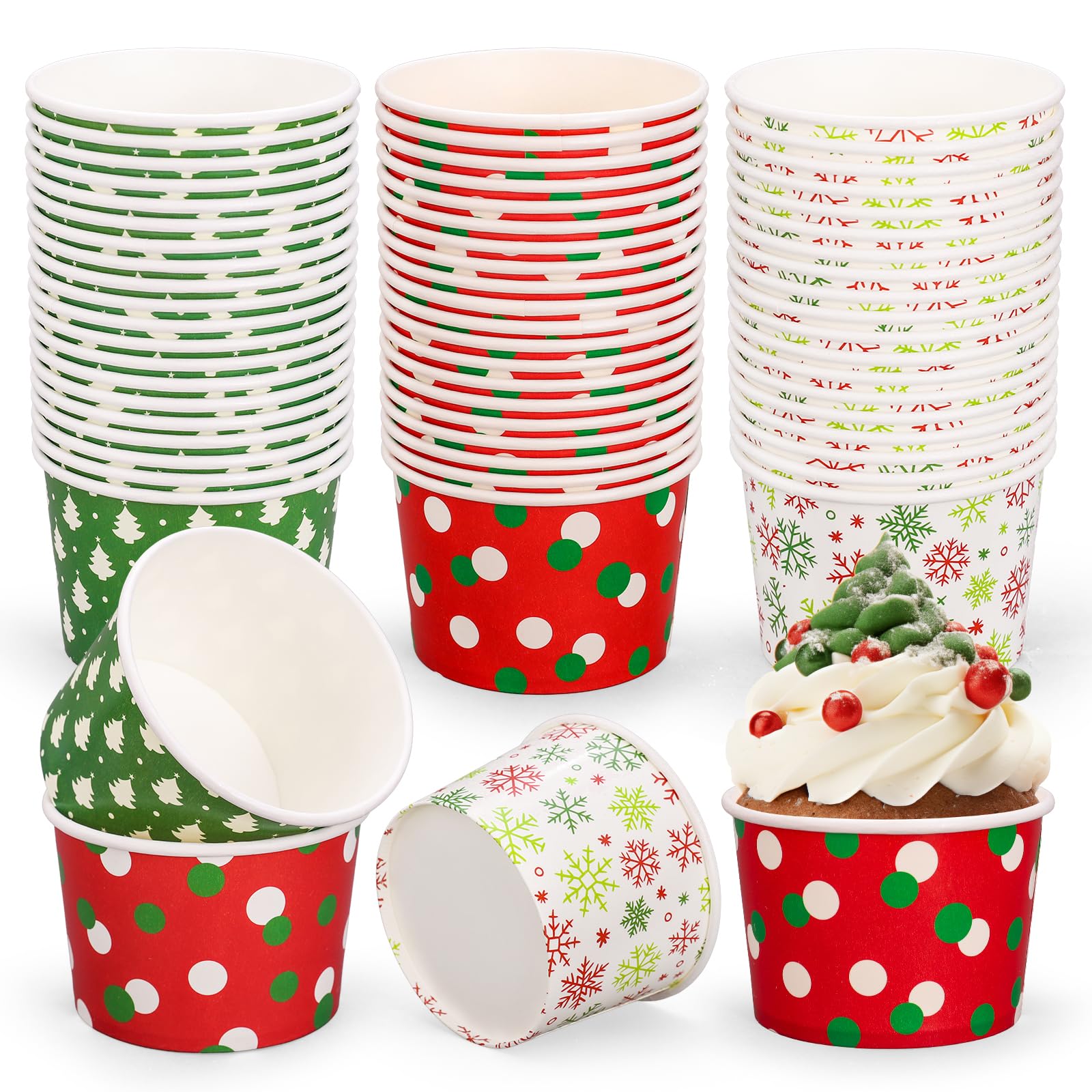 Gobelets en papier de Noël Whaline pour vos tables de fêtes