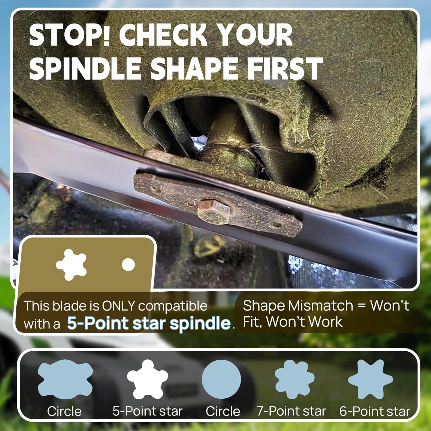 54 Inch Lawn Mower Blade - High Lift Mulching Blades for Husqvarna 54'' Deck Mower Z254 MZ54 RZ5424 RZ5426 LGT2654 LGT2554 YTH26V54 YTH2454 YTH24V54, Parts Replace 187256 532187256 532187254