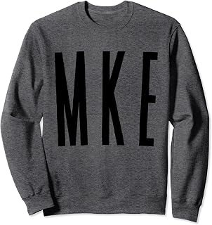 MKE Milwaukee Airport Code Wisconsin Airport Code MKE Sweatshirt