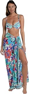 La Blanca Women's Standard Pareo Wrap Swimsuit Cover Up