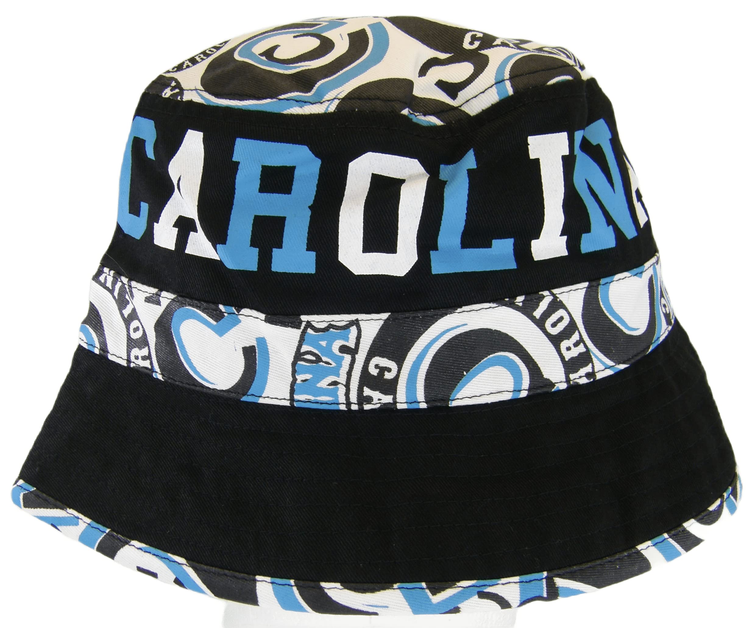 Carolina Custom Print City Name Bucket Hat (Black)