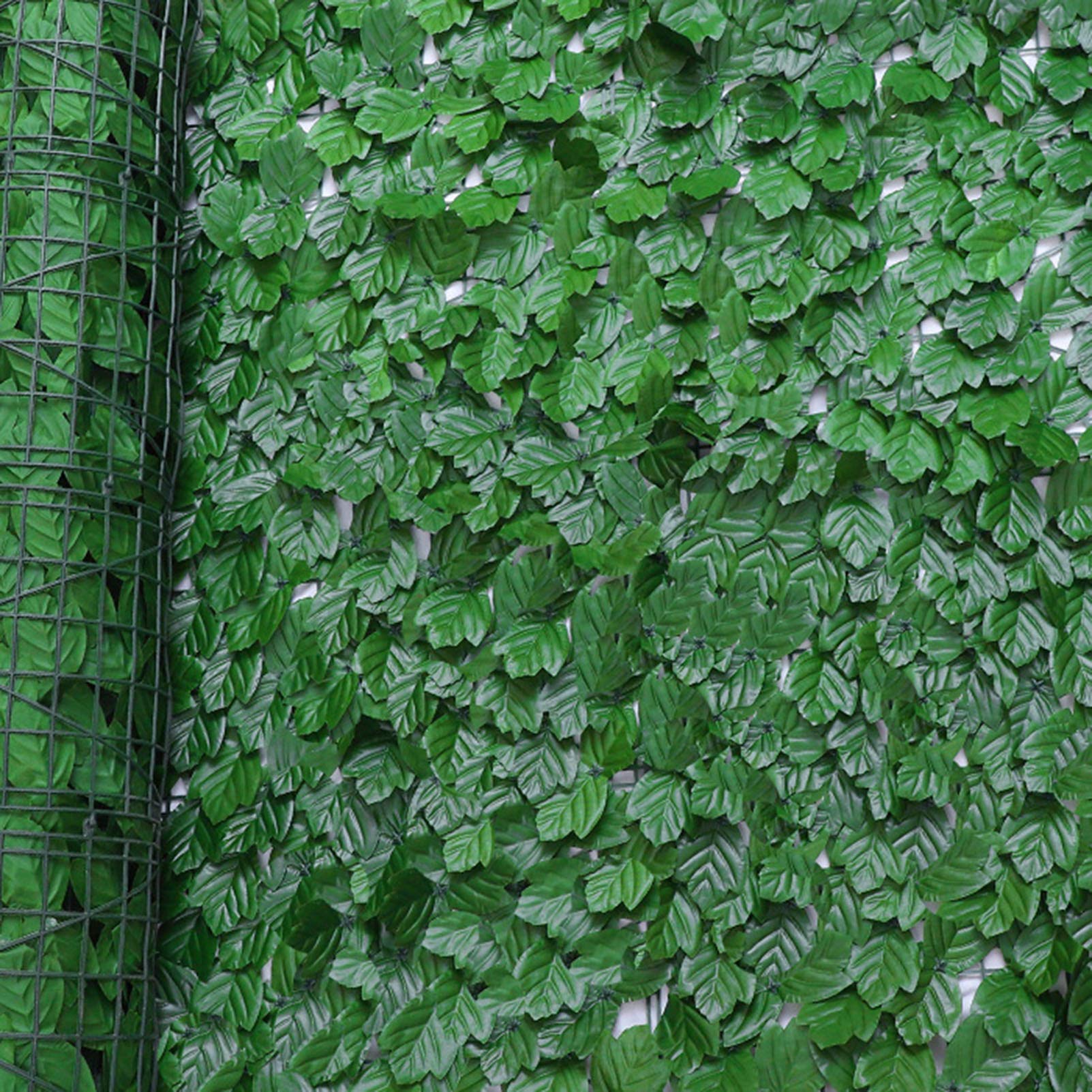 Seto Artificial Ocultacion Jardin, Malla De Ocultacion con Hojas, Jardin Vertical Artificial Exterior, para Privacidad De Valla De Jardín O Decoración De Interiores Y Exteriores