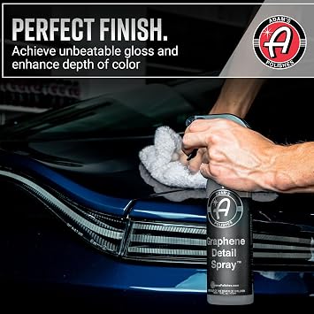 Adam's Polishes Graphene Detail Spray - Extend Protection of Waxes, Sealants, Coatings | Quick, Waterless Detailer Spray For Car Detailing | Clay Bar, Drying Aid, Add Ceramic Graphene Protection