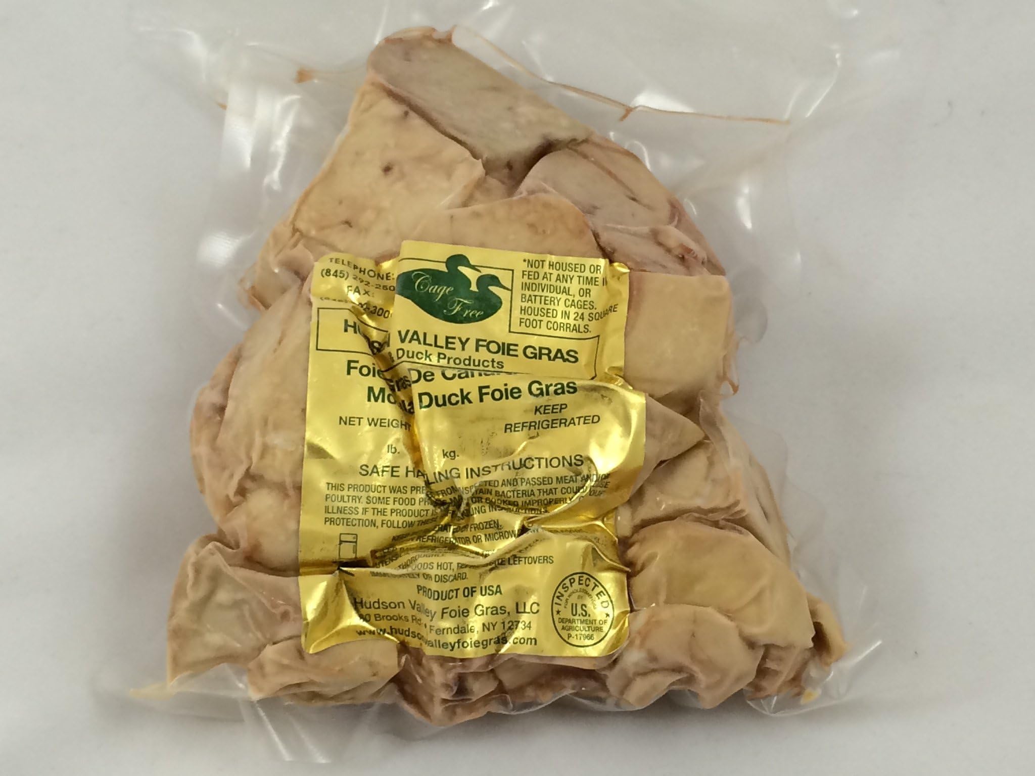 Foie Gras Cubes, Hudson Valley Foie Gras, 1 lb
