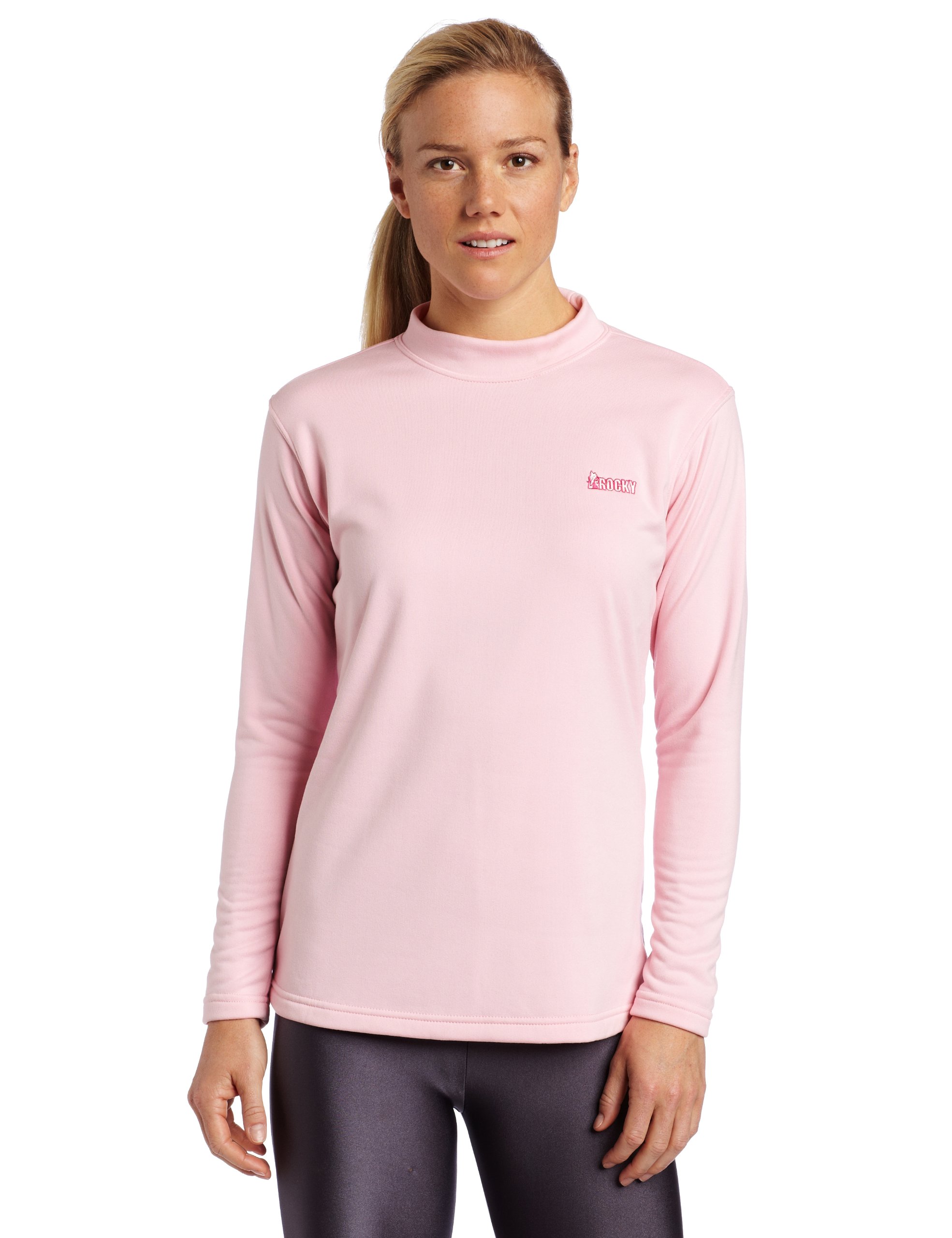 Rocky Women's Mid Weight Thermal Top (Pink, Large)