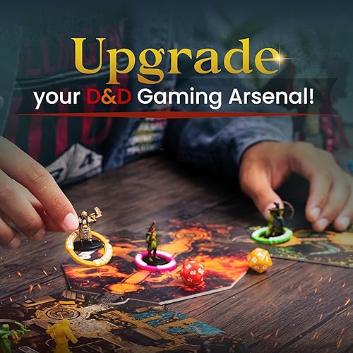 Miniatura 8 de Futhark Juego de anillos de condición DND 112 vibrantes marcadores de condición DND para eliminar la confusión. Gran regalo DND en caja de