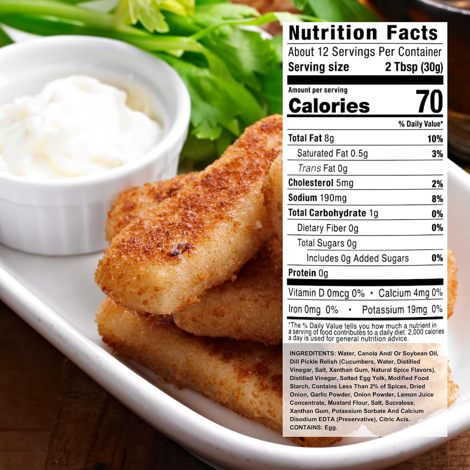 G Hughes Sugar Free Tartar Style Sauce - Tartar Sauce for Fish, Gluten Free Seafood Sauce, Great Tasting Healthy Sauce, No Added Sugar - 12 Oz (3-Pack)
