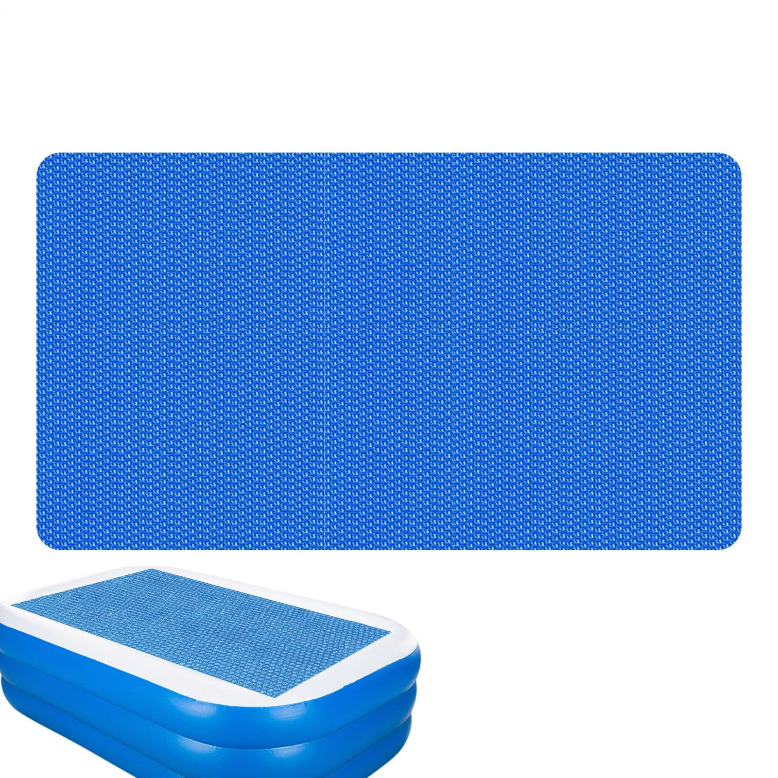 2,6 x 1,7 m Couverture De Piscine Rectangulaire - Bâches De Piscine Solaires Pliables | Film Isolant À Bulles Résistant Aux UV Pour Baignoire | Couverture Thermique Pour Baignoire À Économie D'énergie