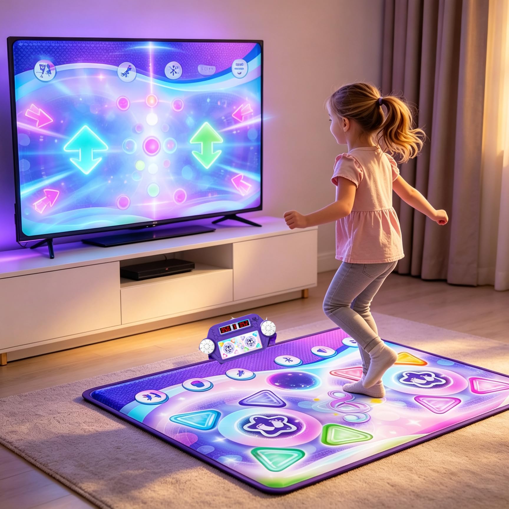 Alfombra de baile para niños con Bluetooth, regalo de cumpleaños de Navidad
