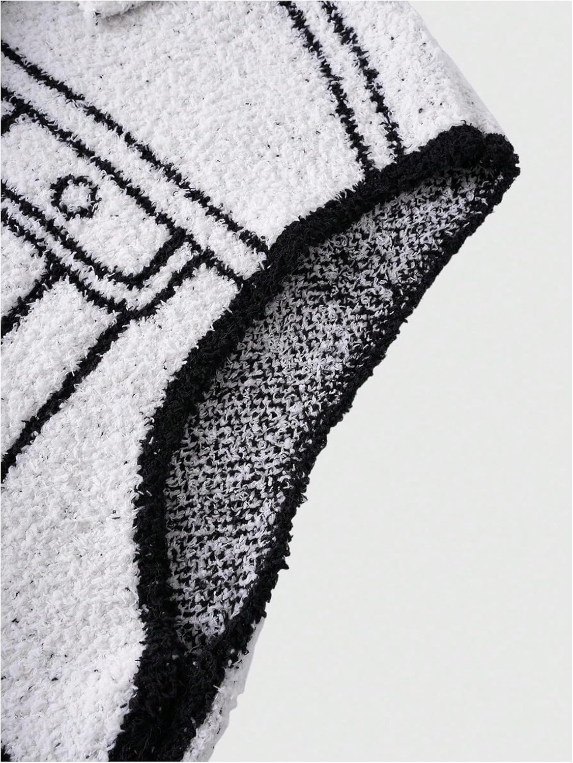 Men's Graphic Button Down Sweater Vest Sleeveless Collared Neck Knit Vest Outerwear - Image 4