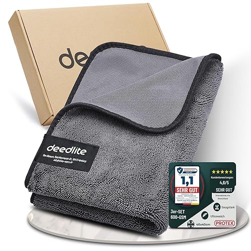 Deedlite Bath Wipes Shower Cleaning Cloths, Premium Car Drying Towel