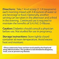 Vista 4 de S.H.I.N.E.® D-Ribosa con Bioenergía Ribose® 9.9 oz (280 g)