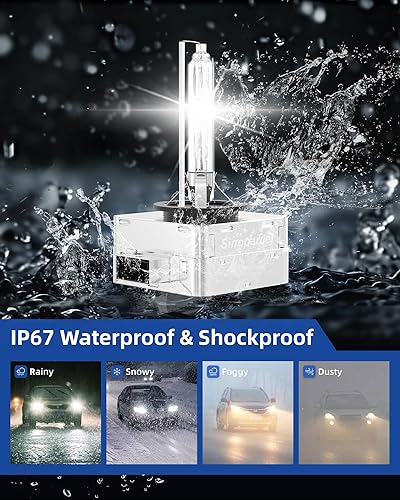 Miniatura 6 de Lámpara de faros Xenon HID D1S D3S - 4300K 6000K 8000K - 2 unidades - Sinoparcel, 6000K