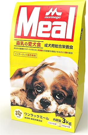 Amazon Co Jp ワンラック Meal 3kg 500g 6袋 ドッグフード 国産 保存料 着色料無添加 ペット用品