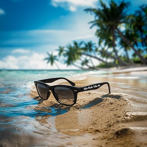 Miniatura 3 de Gafas de sol negras para despedida de soltera  Tribu de novia y dama de honor gafas de boda a granel