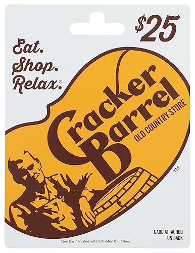 Cracker Barrel Tarjeta de regalo $25