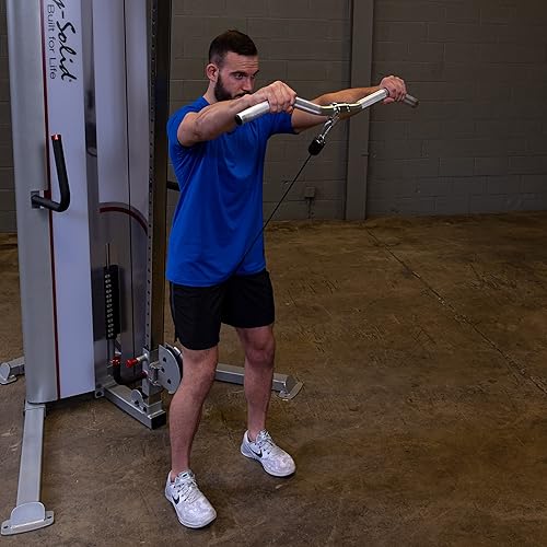 Miniatura 3 de Body-Solid Herramientas de gimnasio en casa Aluminio LAT Pulldown Curl Bar Attachment