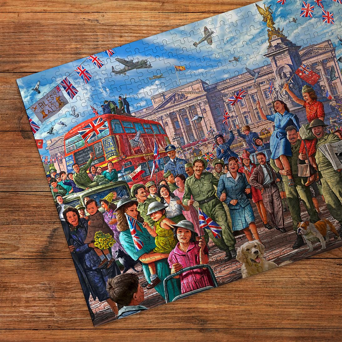 Gibsons Gibsons Games - Cestino della spesa anni '80, puzzle da 1000 pezzi per adulti, dolcetti vintage preferiti, puzzle sostenibile per adulti e adolescenti, cartone riciclato al 100% di alta