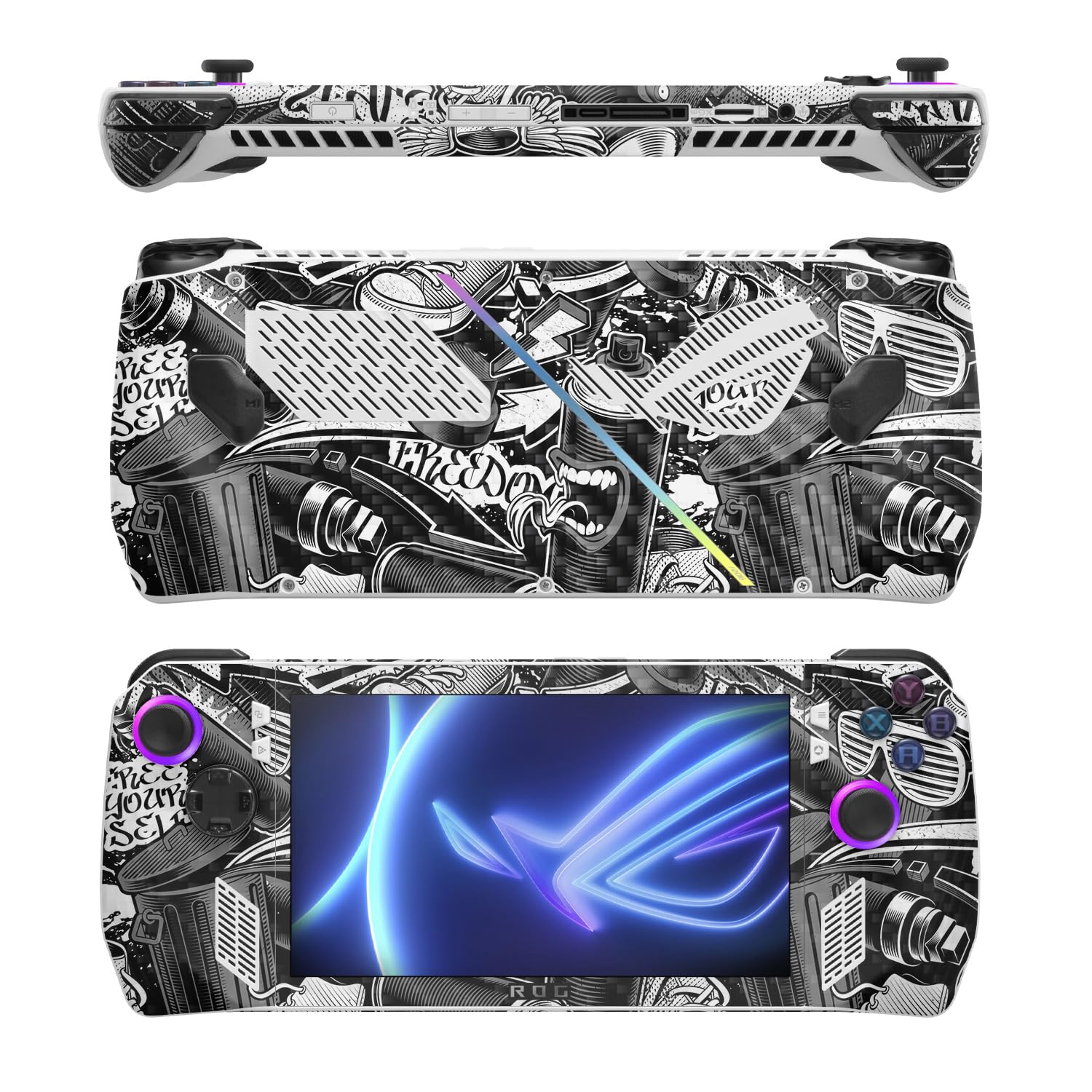 MightySkins Skin Compatible with Asus ROG Ally - Puppy Fall | Protective, Durable, and Unique Vinyl Decal wrap Cover | Easy to Apply, Remove, and Change Styles