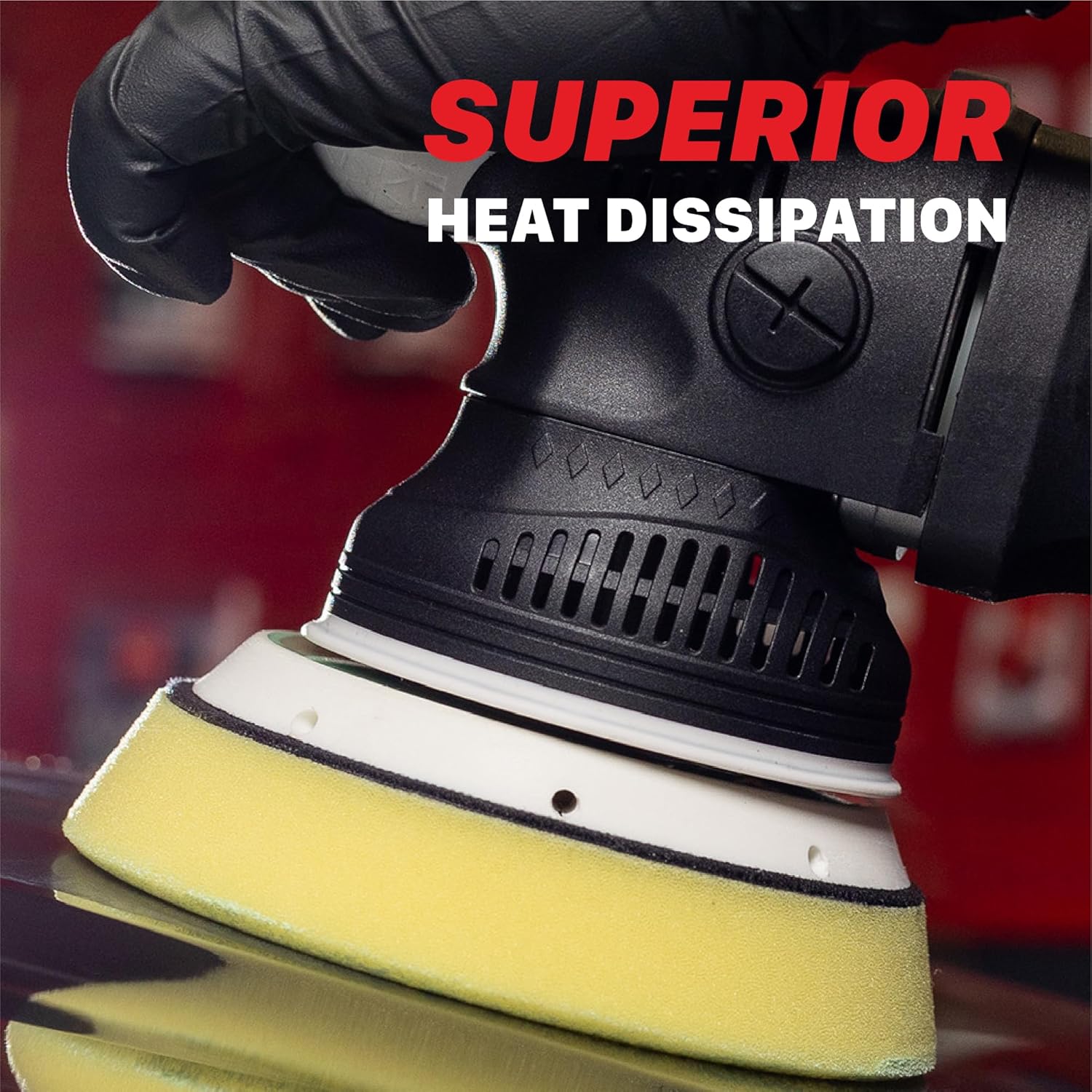 Maxshine 5" Universal Dual Action Backing Plate Pro Series – Hook & Loop, 5/16" Thread – Fits DA Polishers Up to 12,000 OPM – Sand, Buff, Polish & Finish – Auto Detailing Accessory - Image 6