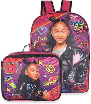 Group Ruz Nickelodeon Girls That Girl Lay Lay 2-Piece Backpack Lunchbox Set, Pink, One Size
