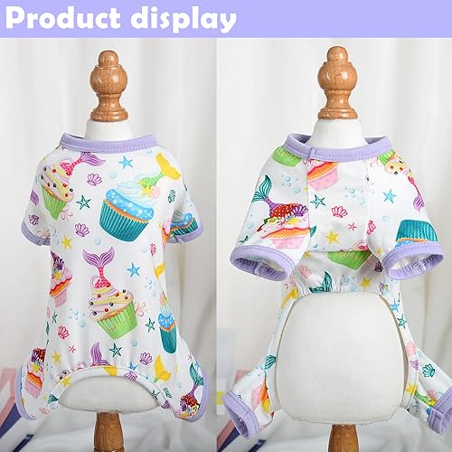 Miniatura 2 de Pijamas para perros, ropa para perros pequeños, hembra, chihuahua, yorkie, ropa para perros, pijamas para cachorros, pijamas para perritos, pijamas