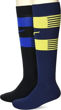Mizuno R2MX0501 Rugby Wear Stockings, 2 Pairs, Blue x Yellow, Japan 25-27 -