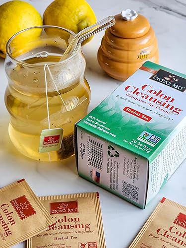 Miniatura 2 de Bravo Tea Té de hierbas limpiador de colon sin cafeína, 20 bolsas de té, 6 unidades