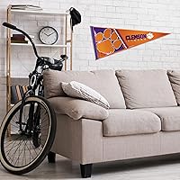 Vista 3 de Rico Industries NCAA Primary - Banderín de fieltro para decoración de pared, de 12 x 30 pulgadas, ideal para el hogar, dormitorio, decoración