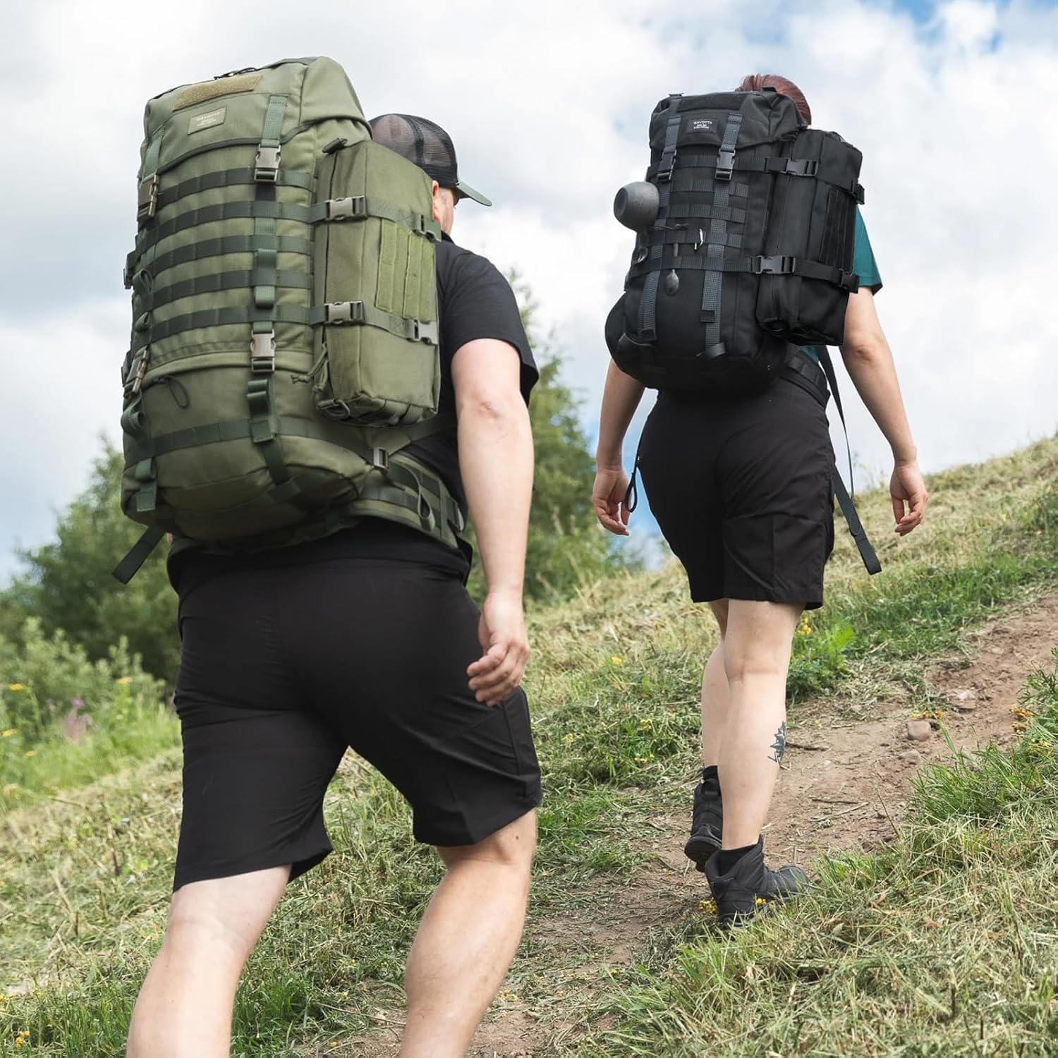 WYNEX Large Molle Pouch, Tactical Molle Bag Vertical Admin Pouch, Modular Utility Pouch Increment Side Pouch for Tactical Backpack Molle Rucksack Attachment, with Shoulder Strap For Use as Sling Bag