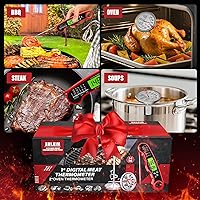 Vista 7 de AWLKIM® Paquete de 3 Termómetros de Carne para Cocinar - 1 Paquete Termómetro Digital de Lectura Instantánea para Alimentos y 2 Paquetes